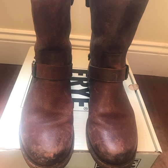 Frye Veronica boot dark brown size 9 classic - Picture 4 of 7